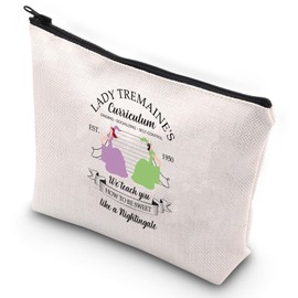 G2TUP Ugly Stepsister Zipper Pouch Lady Tremaine’s Curriculum Cosmetic Bag Evil Stepmother Stepsisters Inspired Gift (Drizella and Anastasia)