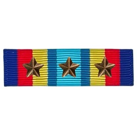 Navy Sea Service Deployment Ribbon (4th Award, Separated Stars)