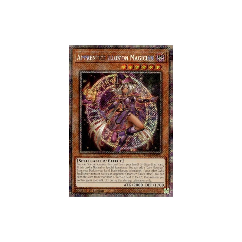 Apprentice Illusion Magician (Platinum Secret Rare) - RA04-EN023 - Platinum