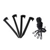 Replacement Yard Inflatable 4 Plastic Stakes 5.75" and 4 59"