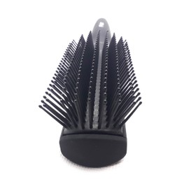 Flair Firm Bristle 9 Row Round Rubber Grip Styling Brush