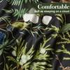 keensoft Queen Comforter Set - 3 Pieces Botanical Bedding Comforter