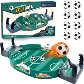 ZLPBAO Interactive Table Football Game with 8 Footballs, Table Football Parent-Child Game, Desktop Toy Table Football Kit, Football Toy, Slingshot Table Games, Football for 3+ Children and Adults