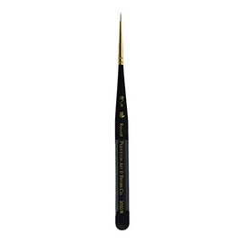 Princeton Artist Brush, Mini Brushes for Watercolor, Acrylic and Gouache Series 3050, Synthetic Sand Round, Size 20x0