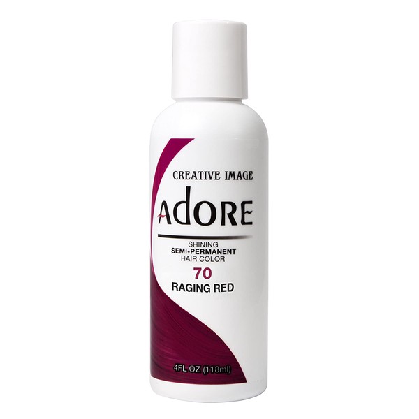 Adore Semi-Permanent Haircolor #070 Raging Red 4 Ounce (118ml)