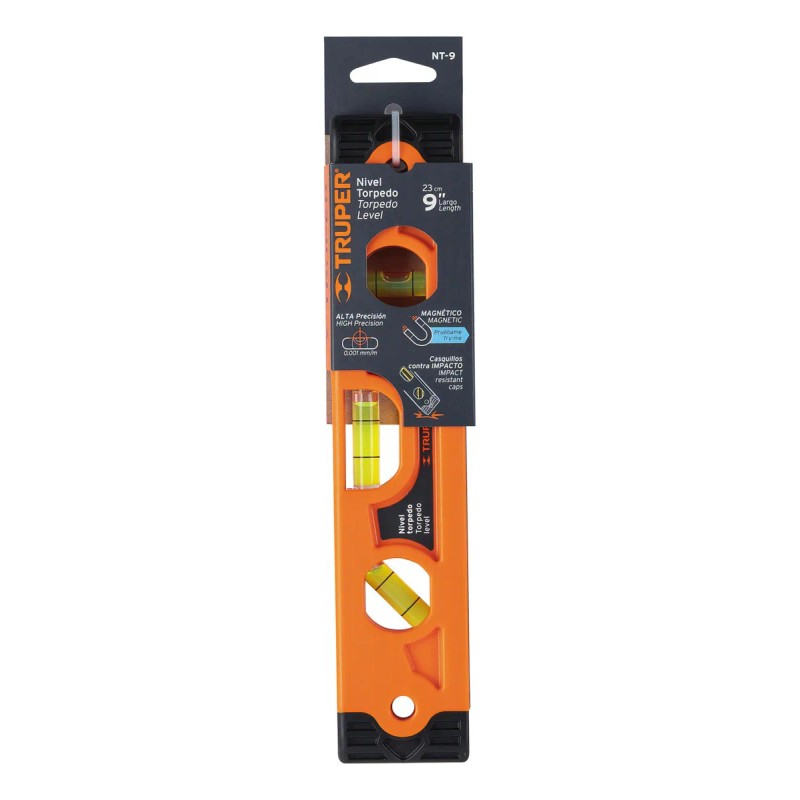 Nivel Magnético 9'' Plástico Abs Truper 11223