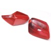 carcartrim-2022 Red ABS Side Mirror Cover Cap For C8 Corvette