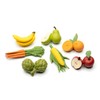 Set of 7 Magnets Fruit Vegetable Miniblings Fridge Magnet Pear