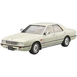 Aoshima Bunka Kyozai 1/24 The Model Car Series No. 31 Nissan Y31 Cima Type II Limited 1990 Plastic Model, Molded Color