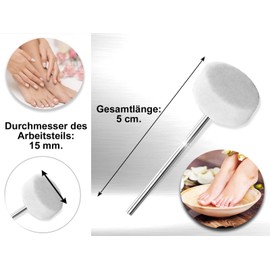 Nail Polisher for Pre and Polished Finish. Cutter for Fusspflegeräte