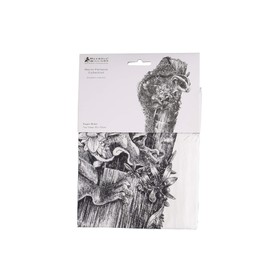 Maxwell & Williams Marini Ferlazzo Tea Towel with Animal Motif, Short Head Gliding Bag, 100% Indian Cotton, White, 50 x 70 cm