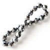 Gold Stone High Purity Terahertz Mineral Star Cut Bracelet, 0.4