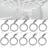 Hexagon Garage Light Suspension Cables Lighting Chains Kit,10 Pack Adjustable