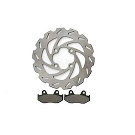 Rear Sport Brake Rotor & Brake Pads fits Yamaha YFM700 Raptor 700 2013-2017