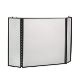 Evergreen 50 x 31 Inches Classic Tri-Fold Flat-Guard Fire Screen - Black