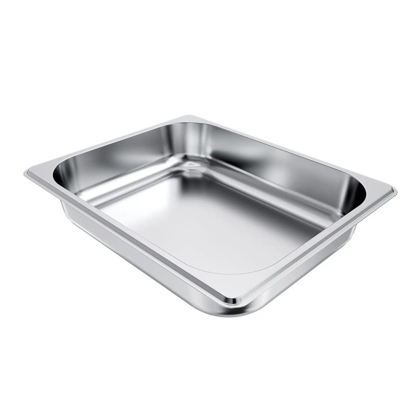 4 Pack 1/2 Size Stainless Steel Steam Table Pan 2.5