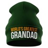 Orange Print, World's Greatest Grandad, Black, One Size