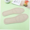 NOLITOY Lightweight Breathable Leather Insoles Bamboo for Damping Shock Absorption