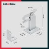 KOTARBAU® Door Stop 97 Floor Mounted Door Stop Silver Lock