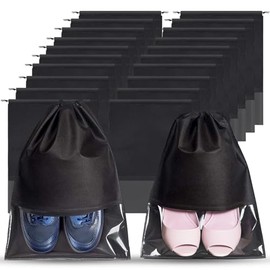 Bolsas Para Zapatos,Bolsa Para Zapatos Viaje,Multifunción Bolsa Organizadora Para Zapatos Con Cordón,Bolsa Zapatos No Tejida Con Ventana Transparente,