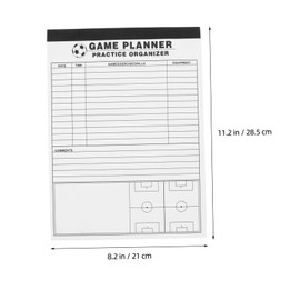 BIUDECO Basketball Score Record Book Accurate Score Keeping Tool for Basketball Games Compact Lightweight Design Sleek Appearance for Teams Game Day Essential