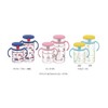 Richell Aqulea Outing Straw - Taza (200 ml), color azul