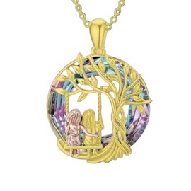 TXDAMAI Tree of Life Necklace Women's Jewellery Necklace Women's Tree of Life Pendant Personality Hollow Out Tree of Life Necklace