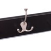 BIRDROCK HOME Tri Hook Coat Rack - 5 Hooks -