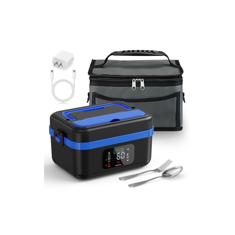 Rechargeable Heated Lunch Box with 1000ML SS Container
