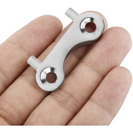 LATRAT Pack of 3 Boat Tank Deck Filler Replacement Key Fuel Cap Replacement Key for Boat Deck Filler Tank Cap