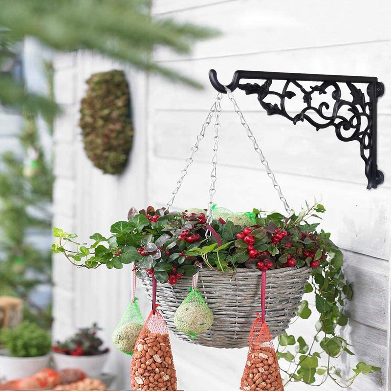2 Pcs Plant Hanger Bracket, 13" Wall Mount Hanging Plant