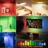 LUXSWAY LED Under Cabinet Light with Remote, Battery Operated Colors