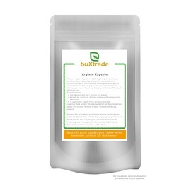 2 x 1 kg L-Arginin Kapsen | reine Aminosäure | Hochdosiert | Nahrungsergänzungsmittel | L-Arginin Base