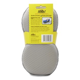 Formula 1 Super Sponge - Two-Sided Microfiber Wash & Scrub Sponge - 9" x 4.5" x 2.25"