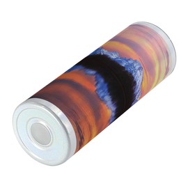 Ambesonne Wyoming 20 Oz Skinny Tumbler, Snake Lake at Grand Teton National Park Fascinating Sunset View with Reflections, Leak-Proof Straw Lid and Brush Vacuum Insulated for Outdoor Use, Multicolor