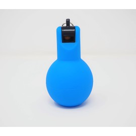 8031B Whistle Ball (Latex-Free), Blue, Squeeze and Ring Whistle, For Infection Prevention, Soft Grip, Sound Well-Sounding, Sports, 1 Piece, Disaster Prevention