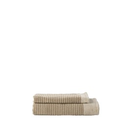 Linen House Inverloch Bath Towel, Mushroom, Large