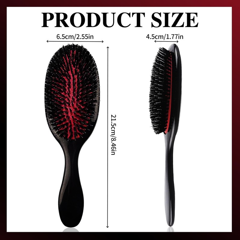 1pcs Paddle Hair Extension Brush – Anti-Static Detangling Brush for