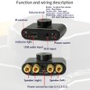ERYUE 50W + 50W BT 5.1 Audio Power Amplifier Portable
