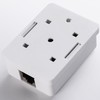 tunghey 5Pack Cat6 RJ45 Surface Mount Box Shielded 1-Port, Compatible