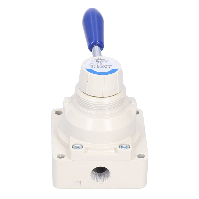 Air Hand Valve Pneumatic Rotary Lever Flow Control 3 Position
