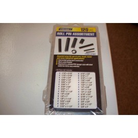 120pc Roll Pin Assortment Auto Boat Truck Farm Home Industrial Construction