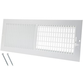 18 x 6 Inch [Duct Opening] Air Vent Covers for Wall or Ceiling - High Airflow 2 Way Steel Ventilation - Adjustable Wall/Ceiling Register, 19-3/4 Inch x 7-3/4 Inch [Overall Dimensions]