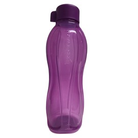 Tupperware to Go Eco 1.0 Litre Screw Cap Drinking Bottle EcoEasy for Carbonated Drinking Bottle, 1000 ml (Dark Purple)