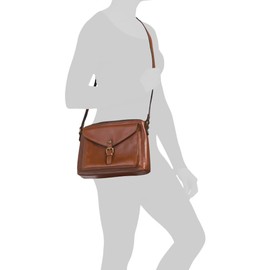 Patricia Nash Avellino Leather Crossbody Bag (Tan/Tan)