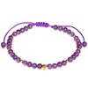 Jewboo Star Plated 14k Gold Amethyst Crystal Jewelry for Women