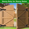 Insaga Heavy Duty Gate Hinges 1000 LBS, 13'' Strap Hinges