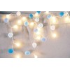 FLCSIed 6.56Ft 20 led 3AA Battery Powered Globe Lights with