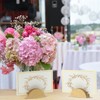 Maitys 48 Pcs Wooden Table Number Stands Wedding Table Name