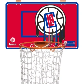 Dirty Dunk New Dirty Dunk Over the Door Basketball Hoop Laundry Hamper Unisex, LA Clippers